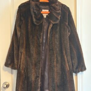 Elegant Faux Fur Coat